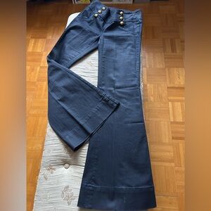 NWOT Buffalo David Bitton Dark Blue Emily Palazzo jeans
